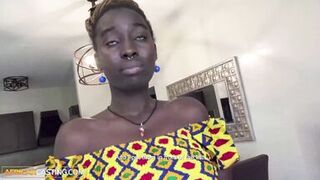 Crystal, the experienced ebony MILF, begs for rough sex and swallows cum while forgetting her life at home - 12 image