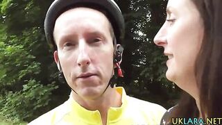 Kinky European MILF in stockings takes hardcore anal pounding in doggystyle