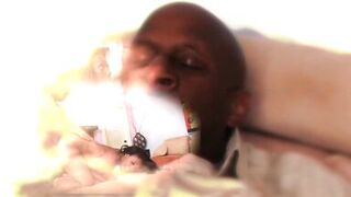 Nyomi Banxxx & Prince Yahshua's steamy cunnilingus & deep throat session with wild pussy fisting and doggystyle action - 2 image