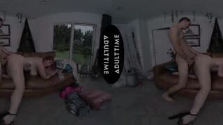 Watch Lauren Phillips cheat with her neighbor while her hubby watches in POV VR porn - 11 image
