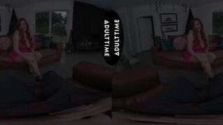 Watch Lauren Phillips cheat with her neighbor while her hubby watches in POV VR porn - 4 image