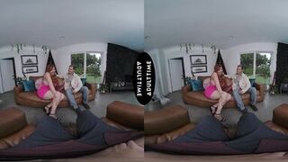 Watch Lauren Phillips cheat with her neighbor while her hubby watches in POV VR porn - 6 image