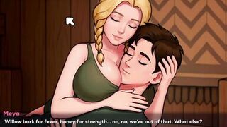 Dane's Porn Game: MILF with Big Tits Plays Hentai Game with Hunk - 13 image