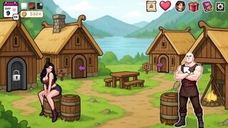 Dane's Porn Game: MILF with Big Tits Plays Hentai Game with Hunk - 5 image