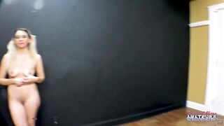Sabrina Tiny gags on Jeff Lacy's BBC before getting pounded in doggystyle