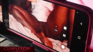 Bibi 58 rubs her wet pussy solo in a wild solo session