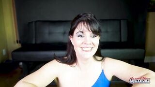 Jeff Lacy gives McKayla's curvy body a hard blowjob and makes her gagging on his load - 3 image