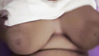 Watch Yham, the busty Latina MILF, dominate in the final boss scene with her massive natural tits bouncing - 14 image