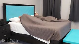 Stepmom Stella and stepson Stefano share bed for kinky night of taboo fun with busty MILF - 5 image