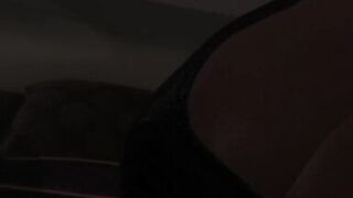 Watch this busty MILF get a creamy surprise in lingerie - 3 image