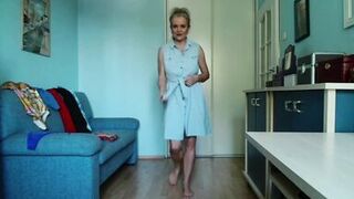 Watch MissesJenny flaunt her sexy outfits in a steamy solo session - 1 image