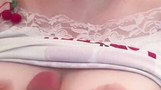Kisicaxx's dirty talk and massive natural tits make you want to stroke your cock - 10 image