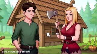 Busty MILF's Hentai Gameplay Adventure: Big Cock Fantasy
