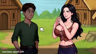 Busty MILF's Hentai Gameplay Adventure: Big Cock Fantasy