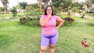 Chocolatito Cock & Licenciada Angiemilf50 do yoga with trainer in her room - 6 image