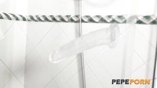 PepePorn's big cock pounds Emmita Smile's natural tits & tight ass in rough 1 on 1 action - 4 image