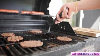 Tiffani Time and Sage Roux get down and dirty with stepson's sausage in hot MILF porn - 5 image