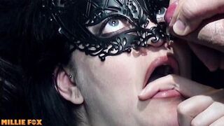 Watch MILF Millie Fox take a massive load in her mouth while James Fox watches in close-up action - 13 image