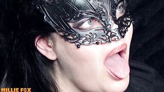 Watch MILF Millie Fox take a massive load in her mouth while James Fox watches in close-up action - 14 image