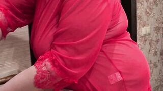 Watch Milf Big Tits in Behind-the-Scenes Footage of Chubby Housewife's Sizzling Solo Session! - 3 image