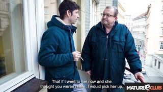 Watch Stracy Stone's cuckold hubby Tomas Xl dominate and humiliate her with his big natural tits and ass in Matureclub video - 1 image