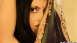 Watch Forbidden Dance, the Indian MILF, strip & tease in hot solo strip show! - 3 image