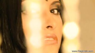 Watch Forbidden Dance, the Indian MILF, strip & tease in hot solo strip show! - 5 image