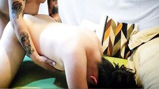 Watch as Latina MILF gets her tight ass drilled hard by her boss while her cuckold husband watches in POV - 13 image