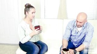 Curvy Madisin Lee cheats on her man with a big-booty boss & gets a creamy surprise - 2 image