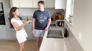 Angelina Love moans in pleasure as she takes a massive cucumber in her pussy - 2 image