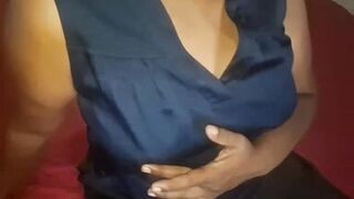 Watch this busty Asian maid with natural big boobs get naughty on camera - 2 image