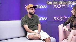 Dani Ortiz, ZamanthaLopez & soldierhugecock go wild with a massive cock in the studio - 5 image