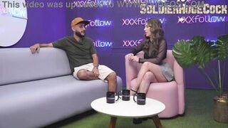 Dani Ortiz, ZamanthaLopez & soldierhugecock go wild with a massive cock in the studio - 7 image
