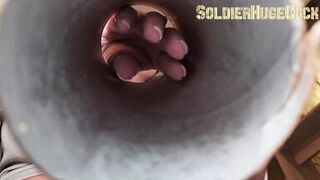 Juliana Bionda, Angelica Gomez & soldierhugecock get wild as they watch movies & take risky sex to the next level - 6 image