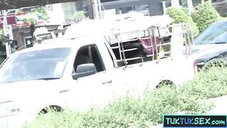 Fon & Pimp Blue picked up hot Thai MILF in Bangkok for steamy threesome action with hot thai action - 1 image
