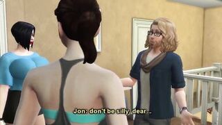 Hot MILF Boss gets her bubble butt bouncing in The Sims 4 Machinima: The Sinners Ep. 13 - Hot Mom Boss Gets Her Big - 8 image