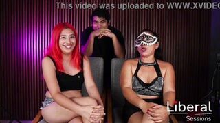 Hot Mexican foursome with small-titted milfs, doggystyle, ass claps & legs - 8 image