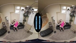 Flexible MILF Briana Moon Strips & Spreads Wide for You in Virtual Reality - 4 image