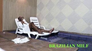 Watch Aline Souza cheat on her cuckold hubby with a hung black stud - full video on Red Sheer - 2 image