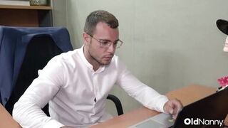 Sofia Del Mar & Marion Cobretti take turns pounding the office desk with rough sex - 1 image