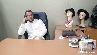 Sofia Del Mar & Marion Cobretti take turns pounding the office desk with rough sex - 3 image