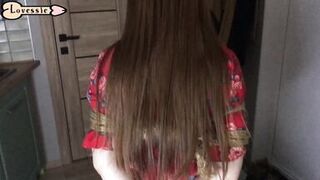 Lovessie and Real Avocado in a wild bedroom submission game with rough sex and belt play!