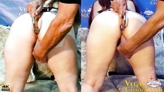Ashley Cami's tight holes destroyed by BDSM machine & cum in her mouth - 11 image