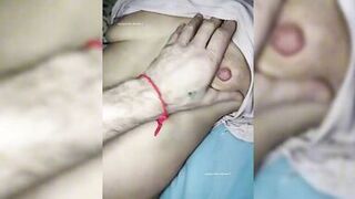Qwersad36 takes a hard pounding while getting her natural tits and ass pounded with jizz - 11 image