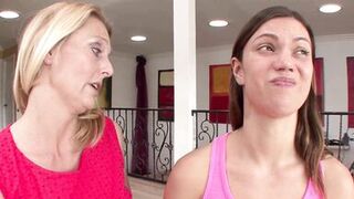 Alyssa Reece & Brenda James go wild with 18-year-old babe