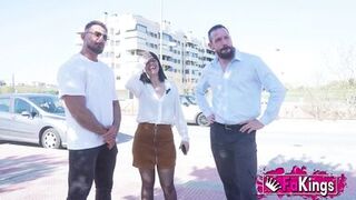 Watch Hume Love & Sandra V's steamy threesome with a hung Mario Luxor - 5 image