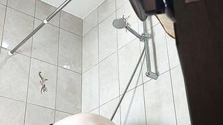 Forgot to close the shower door, milf hairy - 6 image