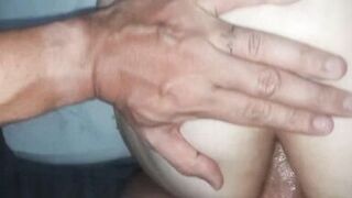 Cum in the mouth, cum in the pussy, cum in the ass. Fucking my bitch's 3 holes. - 15 image