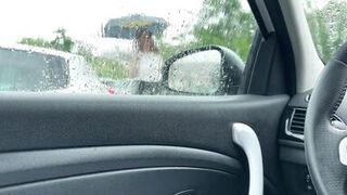 I fuck a MILF in a parking lot and she swallows my cum