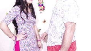 Extreme Tight Ass Angry Aunty Romance with Neighbour Boy During Electrician Fault Repairing with Hindi audio